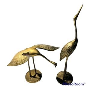 Solid Brass Vintage Crane Set